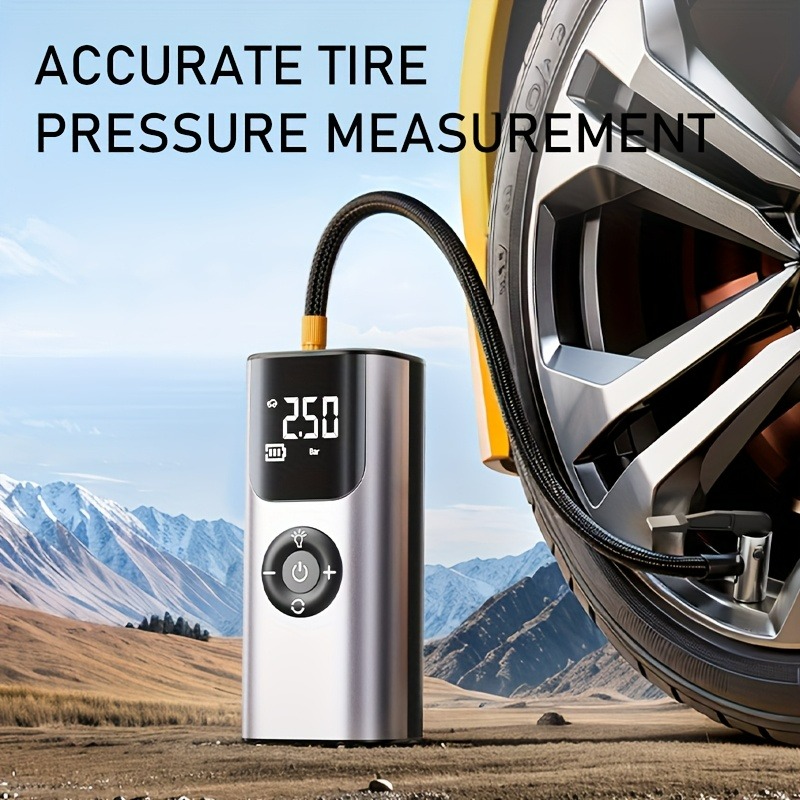 Car Portable Tire Inflator - Taşınabilir Araba Hava Pompası Lastik Şişirme