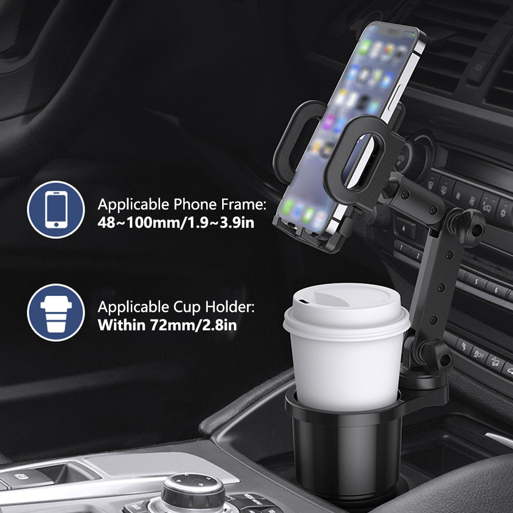 Car Cup Holder Expander - Araba Bardak Tutucu Genişletici Cep Telefonu