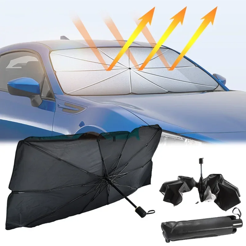 Windshield Sun Shade - Araba Ön Camı Güneşliği, Katlanabilir Şemsiye