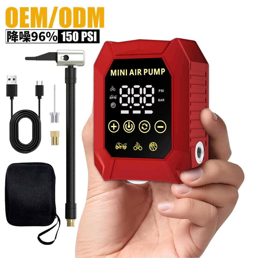 Car Portable Tire Inflator - 150psi Taşınabilir Araç Hava Pompası Kablosuz