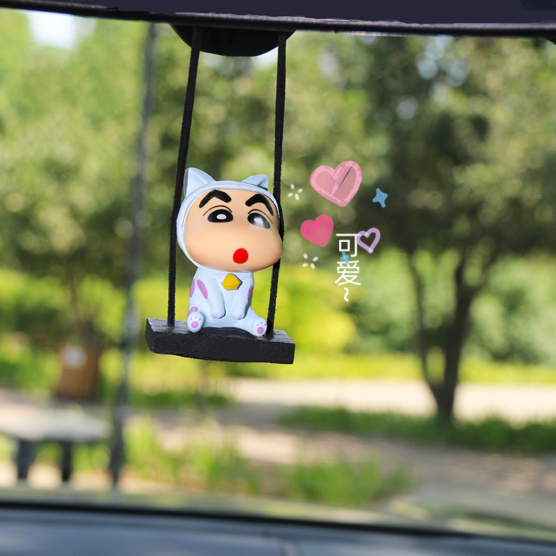 Car Accessories Hanging From Mirror - Kawaii Shin Chan Araba Kolye Sevimli