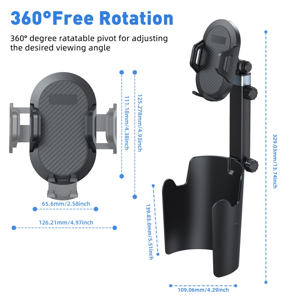 Car Cup Holder Expander - Araba Bardak Tutucu Telefon Montaj Aparatı