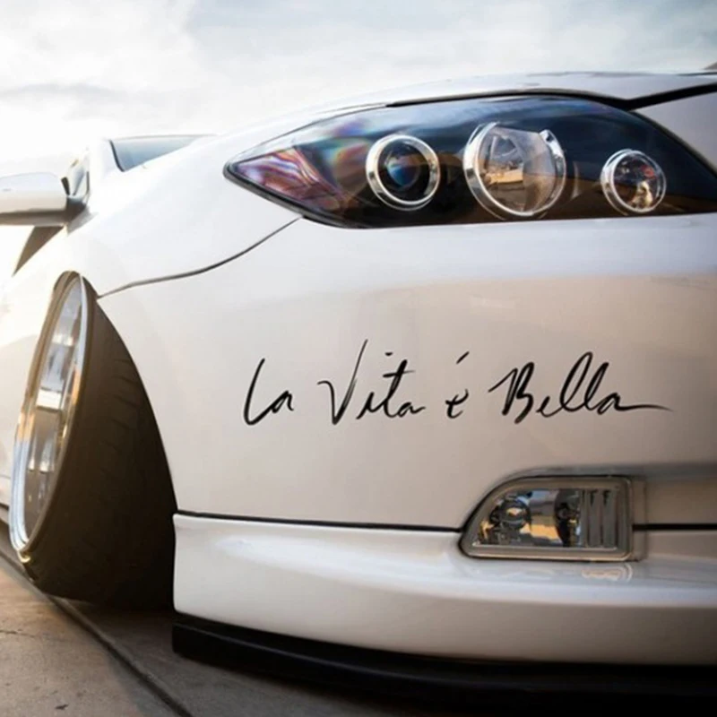 Car Accessories Evil Eye - Güzel hayat araba sticker La Vita