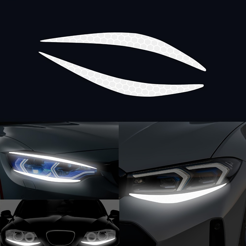 Car Accessories Evil Eye - 2 adet/1 çift Yansıtıcı Eyeliner Araba