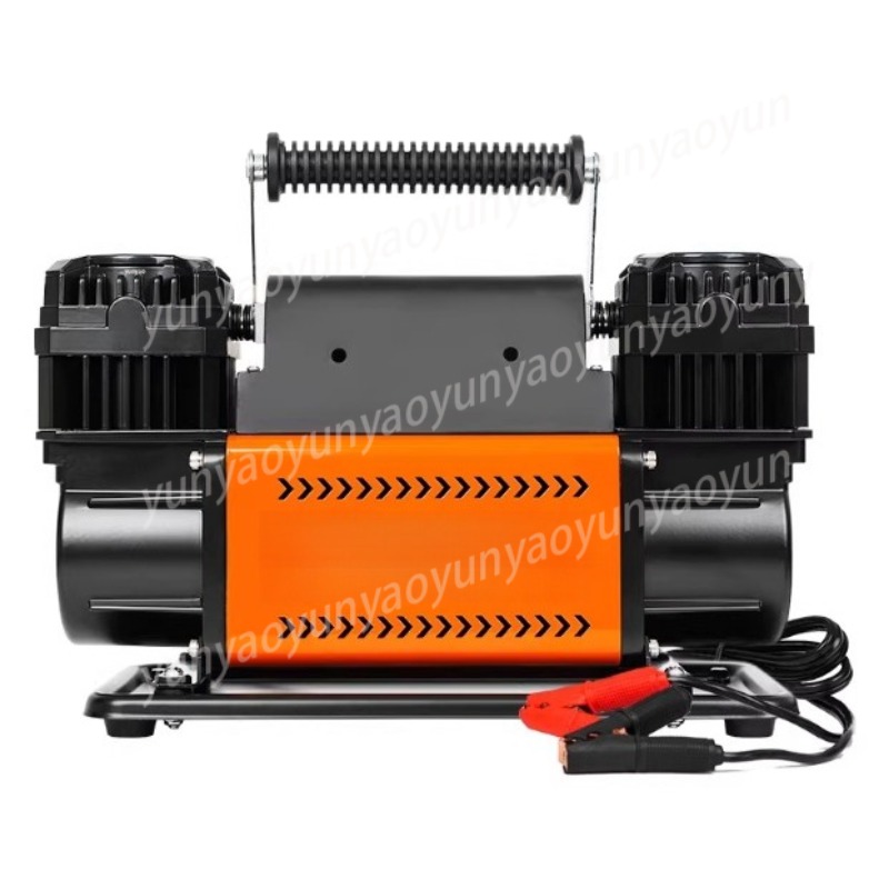Car Portable Tire Inflator - Yüksek Güçlü Çift Silindirli Araba Lastiği