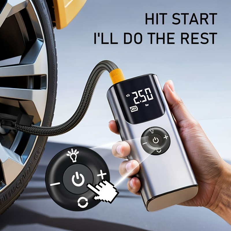 Taşınabilir Araba Hava Pompası - Car Portable Tire Inflator incelemesi ve fiyatı