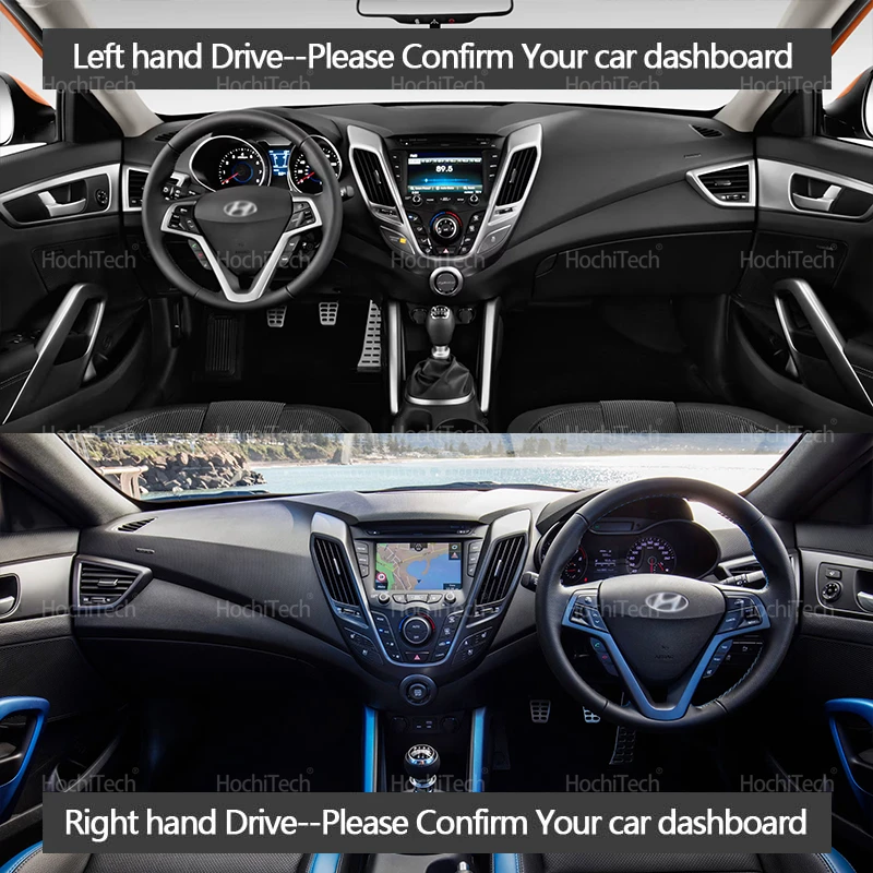 Hyundai Veloster 2012 2013 201 - Car Anti-Slip Dashboard Mat incelemesi ve fiyatı