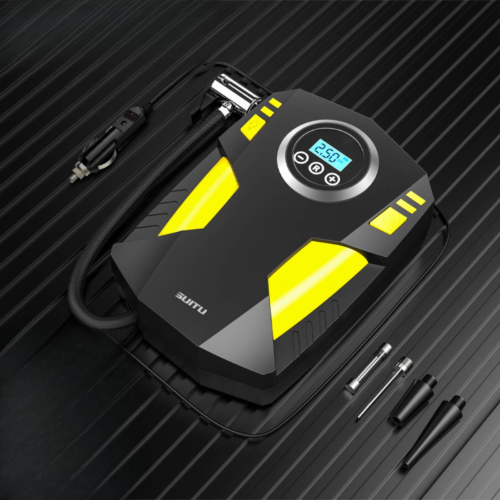 Basınç Göstergeli Taşınabilir  - Car Portable Tire Inflator incelemesi ve fiyatı