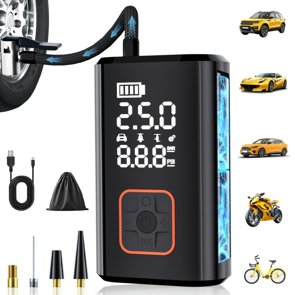 Taşınabilir Hava Kompresörü Ka - Car Portable Tire Inflator incelemesi ve fiyatı