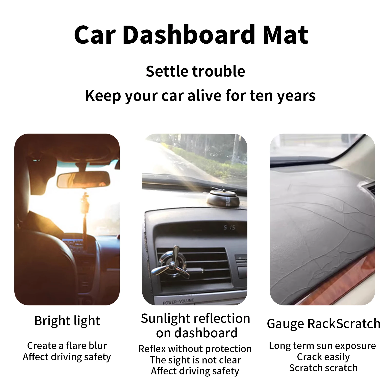 Geely EX2 Proton EMas 5 için u - Car Anti-Slip Dashboard Mat incelemesi ve fiyatı