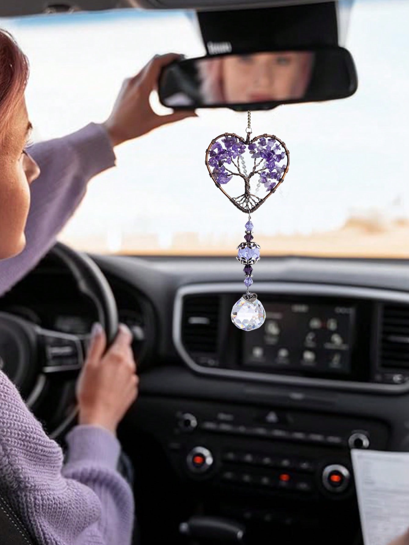 Kalp Ametist Hayat Ağacı Araba - Car Accessories Evil Eye incelemesi ve fiyatı