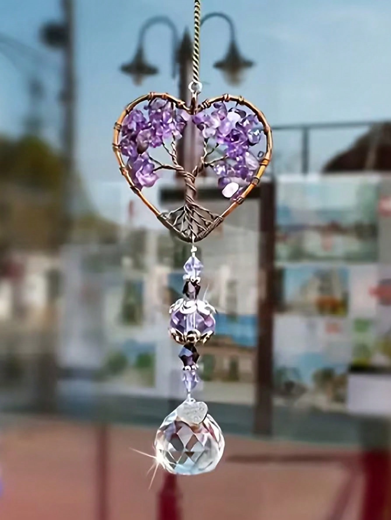 Kalp Ametist Hayat Ağacı Araba - Car Accessories Evil Eye incelemesi ve fiyatı