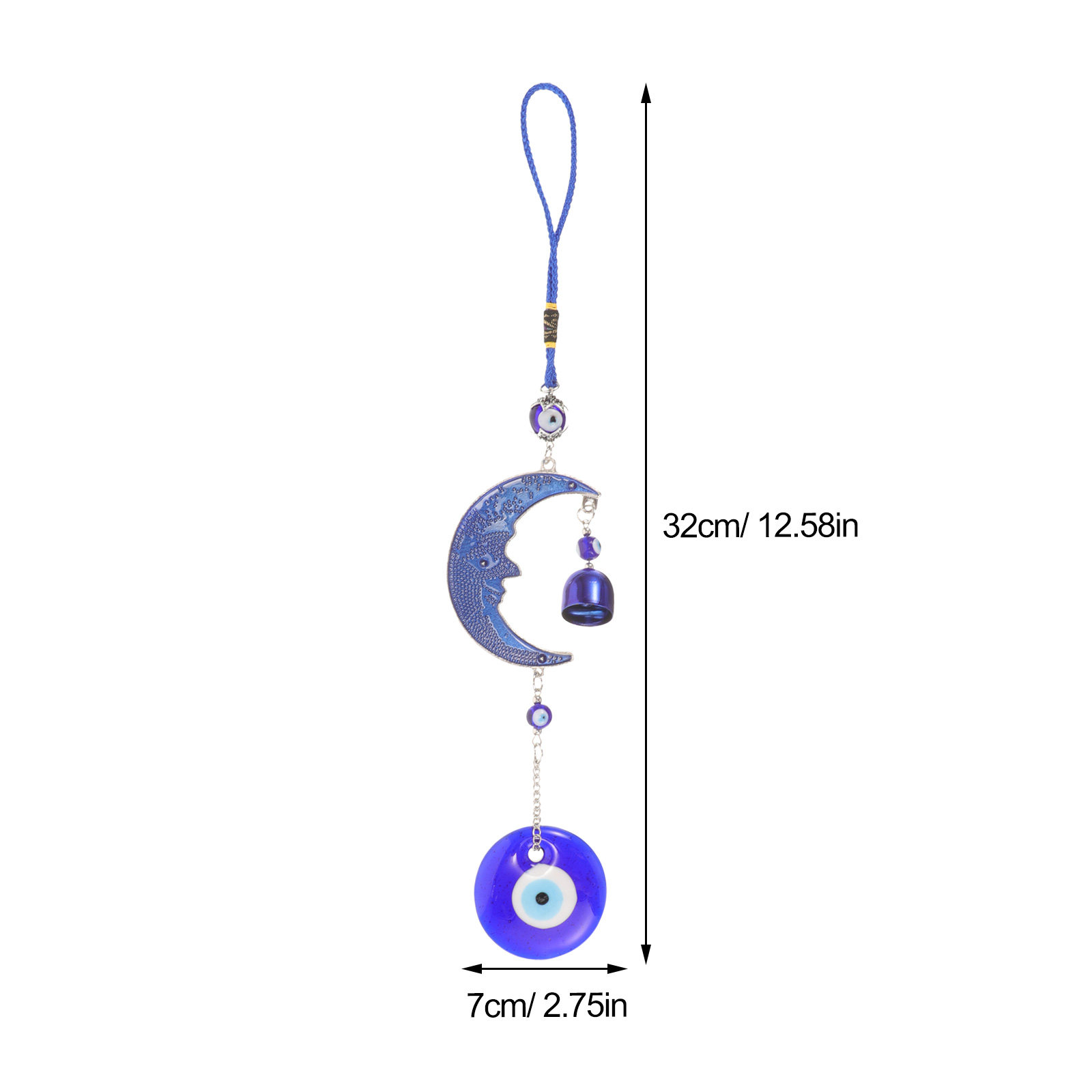 Nazar Boncuğu Mavi Ay Asılı Sü - Car Accessories Evil Eye incelemesi ve fiyatı
