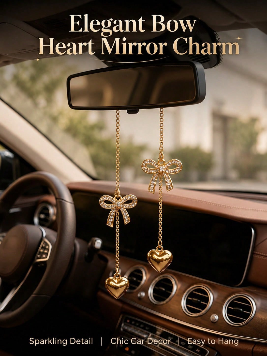 Altın Zincirli Yapay Elmas Kal - Car Accessories Evil Eye incelemesi ve fiyatı