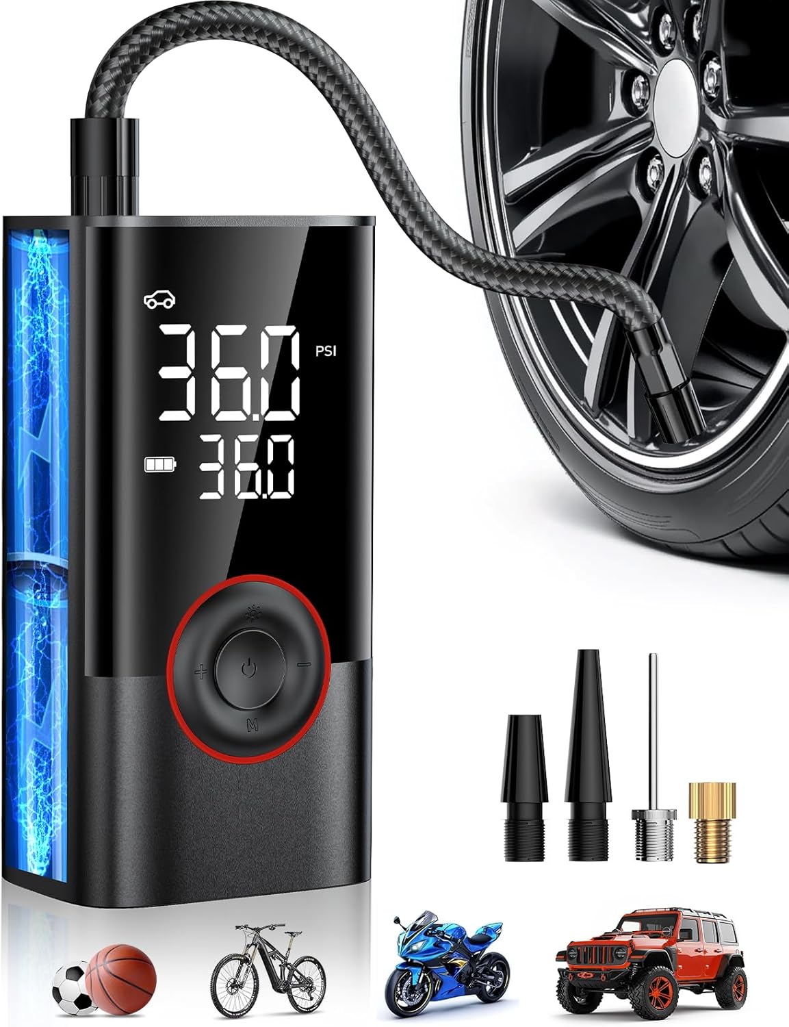 Taşınabilir Kablosuz Hava Komp - Car Portable Tire Inflator incelemesi ve fiyatı