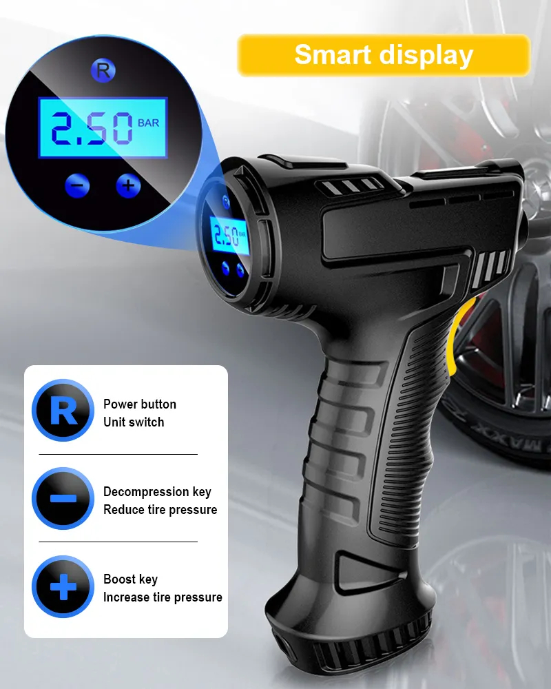 Araba Hava Kompresörü Otomatik - Car Portable Tire Inflator incelemesi ve fiyatı