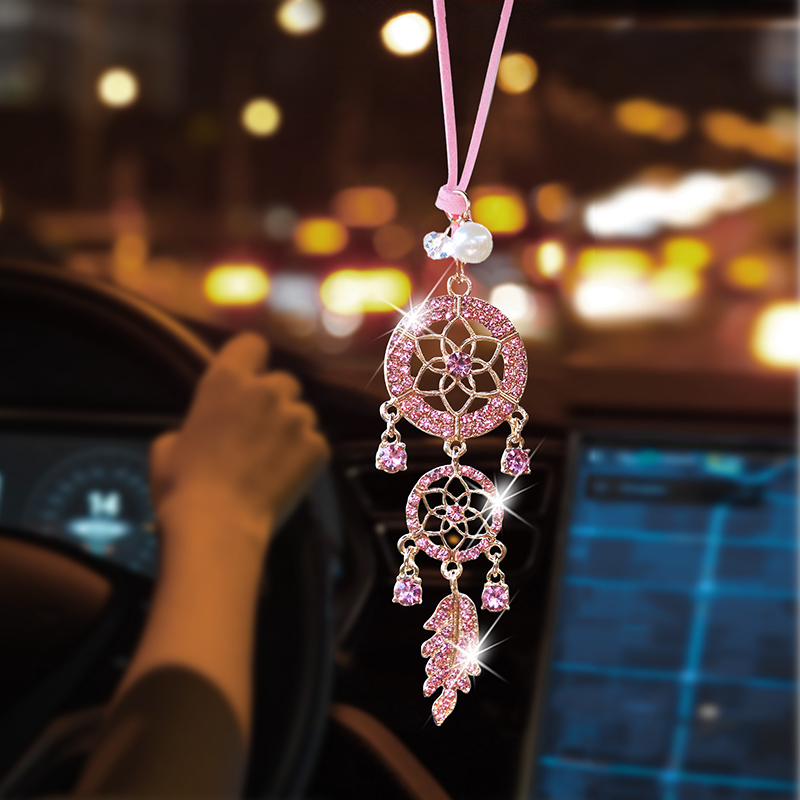 Elmas İşlemeli Çiçek Şeklinde  - Car Accessories Evil Eye incelemesi ve fiyatı