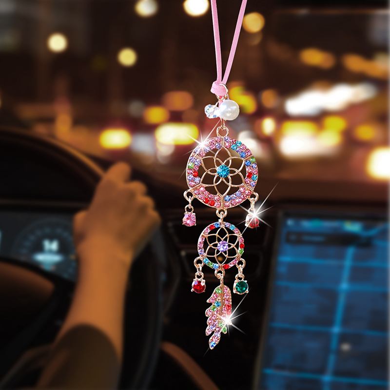 Elmas İşlemeli Çiçek Şeklinde  - Car Accessories Evil Eye incelemesi ve fiyatı