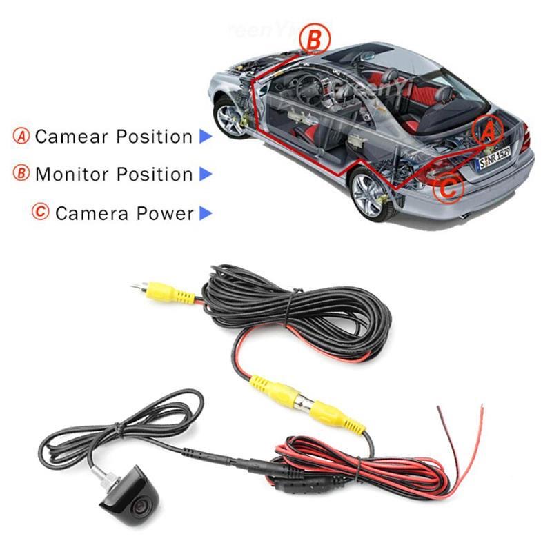 Araba geri vites CVBS araba di - Market Car Accessories incelemesi ve fiyatı