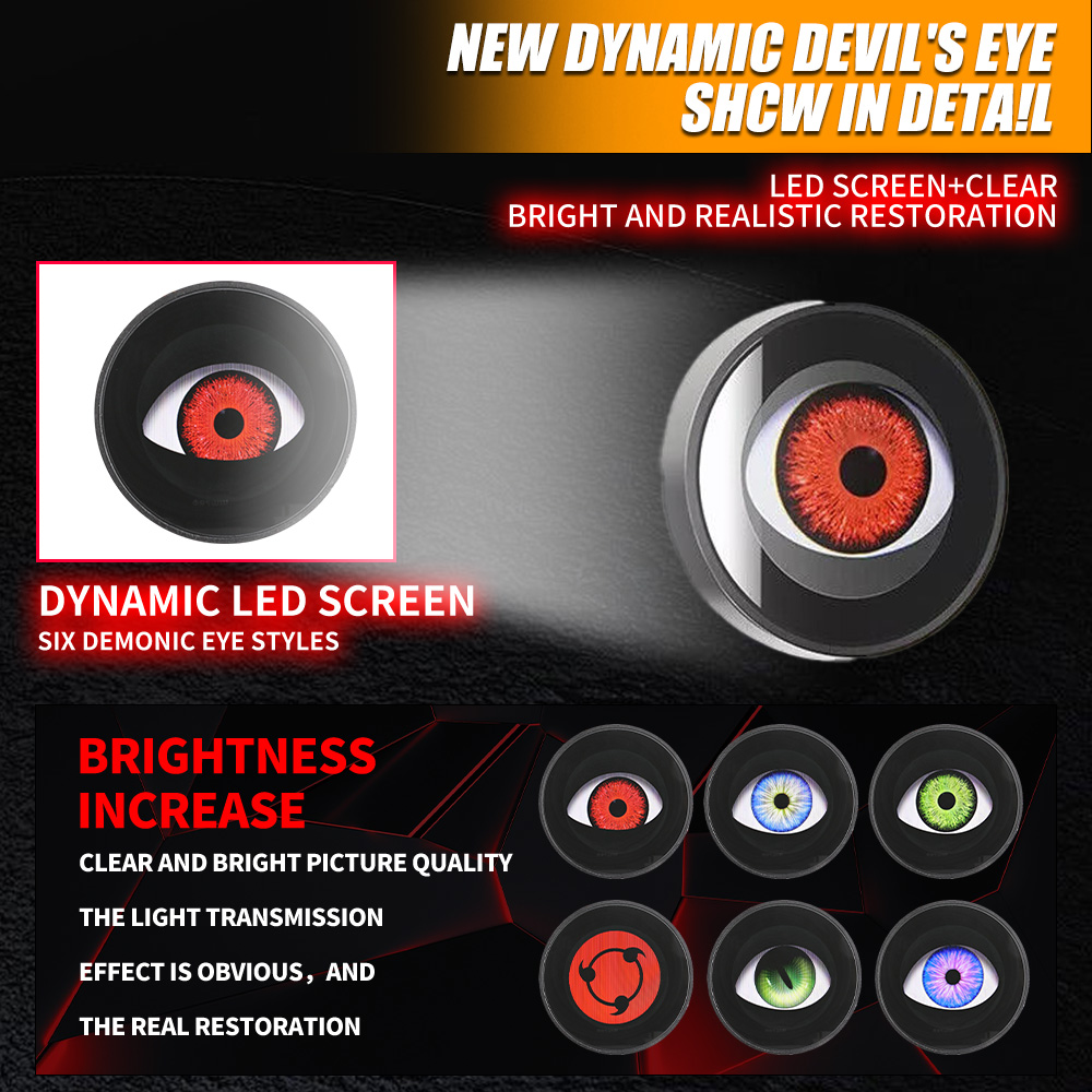 LED Far Demon Eyes Dinamik Aya - Car Accessories Evil Eye incelemesi ve fiyatı